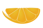 オレンジの切り方（スマイルカット）